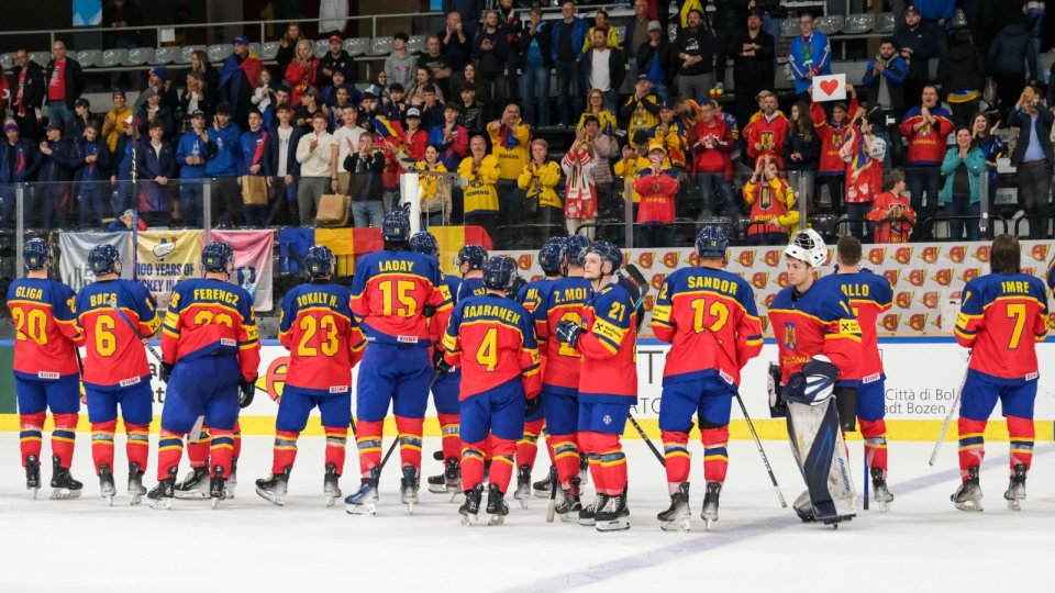 Hochei: România - Ucraina 1-3, într-un meci amical disputat la Sfântu Gheorghe