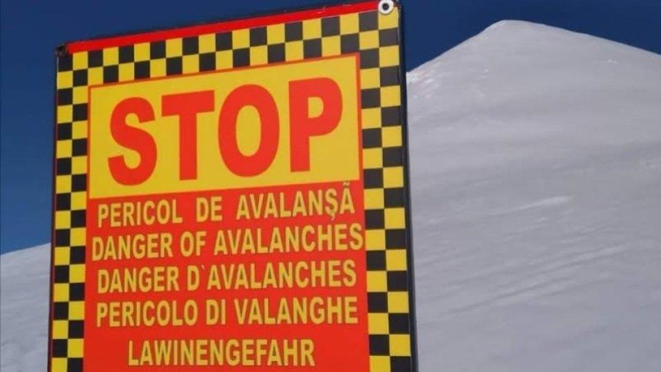 Risc ridicat de avalanșe în Munții Bucegi și Făgăraș