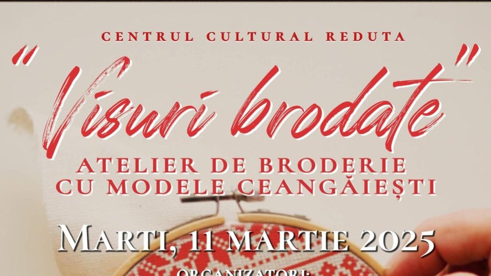 „Visuri brodate", la Centrul Cultural Reduta