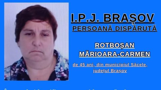 Femeie din județul Brașov, dată dispărută. UPDATE. Persoana căutată a fost identificată.