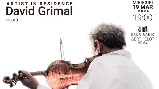 Bach/Bartók/Beethoven, cu violonistul francez David Grimal