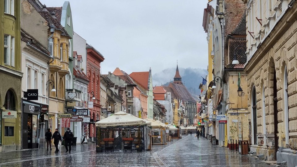 Centrul Vechi al Brașovului fără curent electric