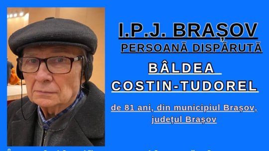 Bărbat de 81 de ani dat dispărut. UPDATE: Persoana căutată a fost identificată