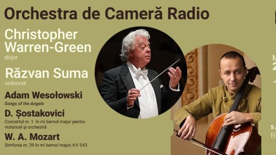 Violoncelistul Răzvan Suma interpretează Șostakovici la Sala Radio
