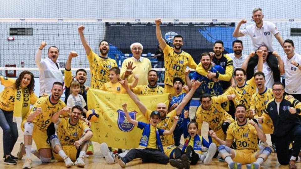 Volei masculin: Corona Brașov - Dinamo București, în finala Diviziei A1