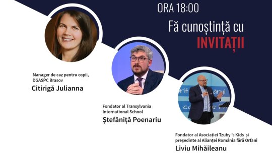 Dialog inedit despre adopție, la Brașov, în weekend