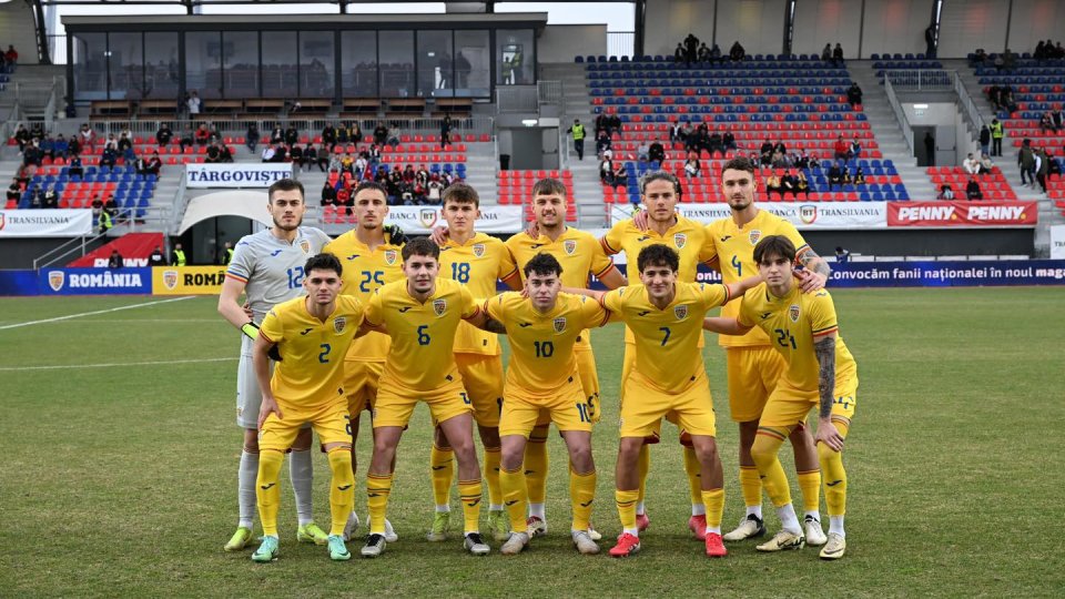 Fotbal. România, victorie în ultimul meci din Elite League U20