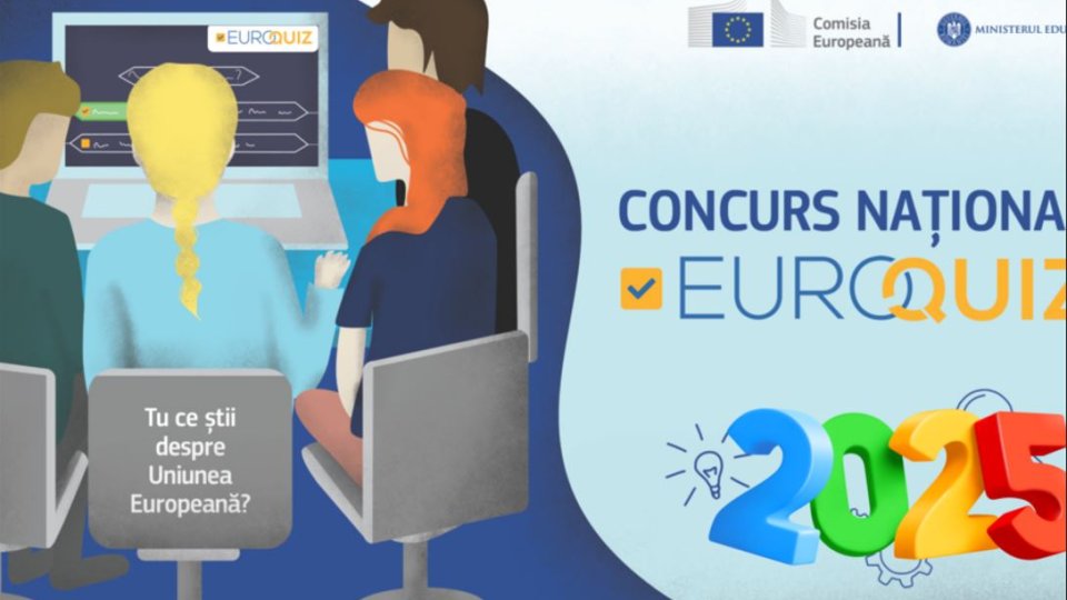 Elevii se pot înscrie la Euro Quiz 2025