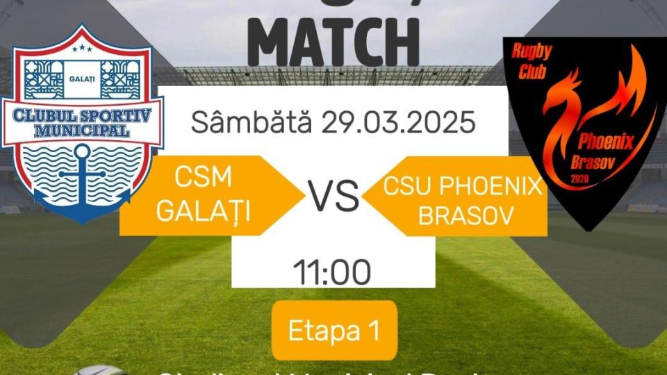 Rugby: Start în sezonul de rugby pentru CSU Phoenix Brașov