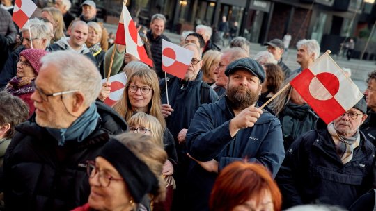 Demonstraţie de susţinere pentru Groenlanda