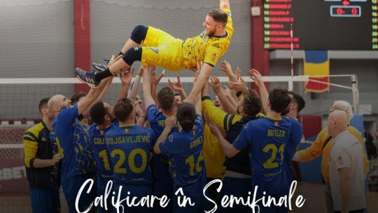 Corona Brașov s-a calificat în semifinalele Diviziei A1 de volei masculin