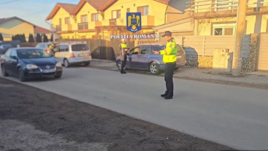 VIDEO Poliția, acțiune în Brașov, Prejmer și Tărlungeni