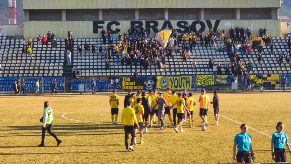 Fotbal: SR Brașov a învins, pe teren propriu, Olimpic Cetate Râșnov