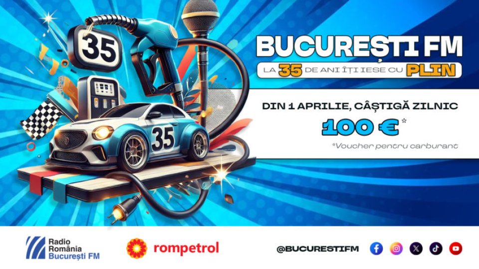 Premii pentru ascultători, la 35 de ani de București FM
