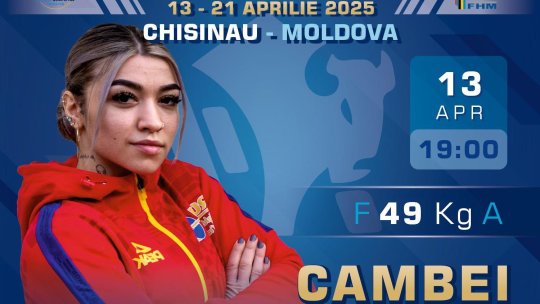 Haltere: Trei medalii de aur pentru MIhaela Cambei