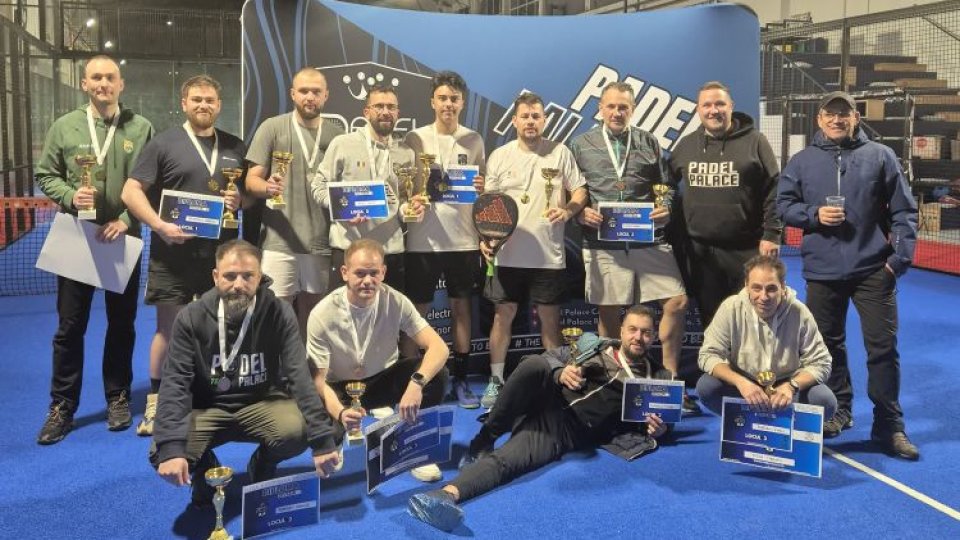 Liga Județeană de Padel, ediția de iarnă, şi-a desemnat câştigătorii