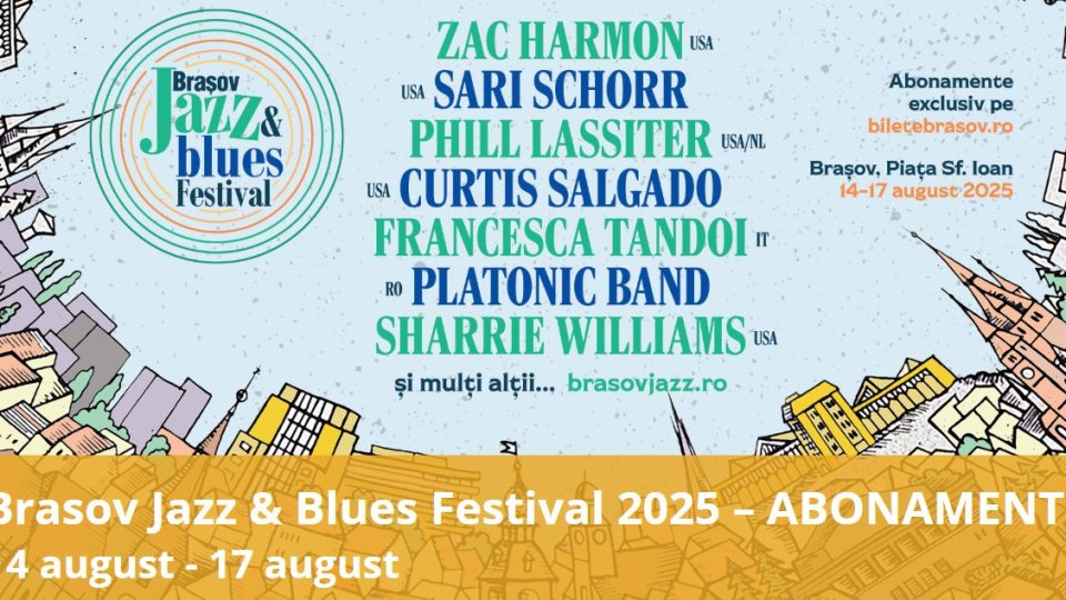 Abonamente la prețuri speciale pentru Brașov Jazz & Blues Festival