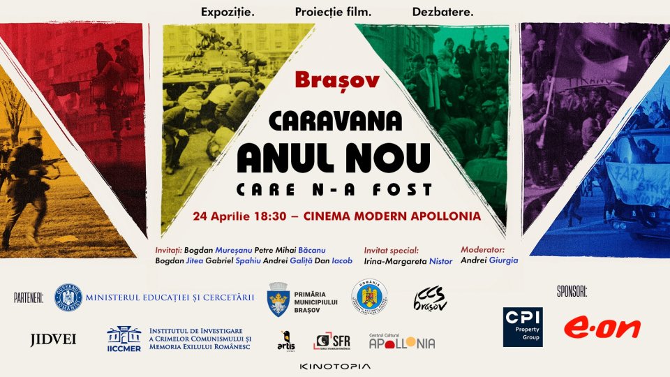 Caravana cinematografică ‘’Anul Nou care n-a fost’’ începe la Brașov!