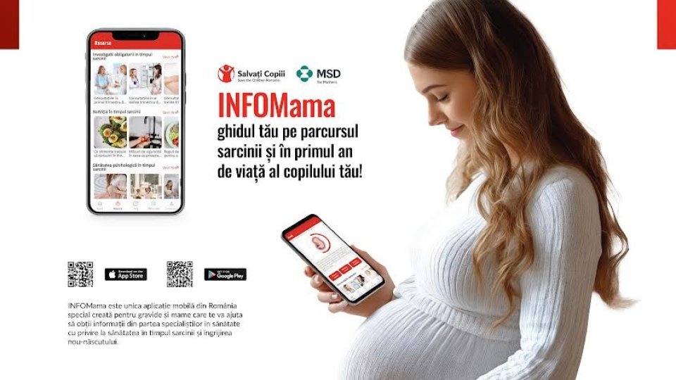 Aplicația INFOMama, în ajutorul gravidelor și mamelor cu bebeluși