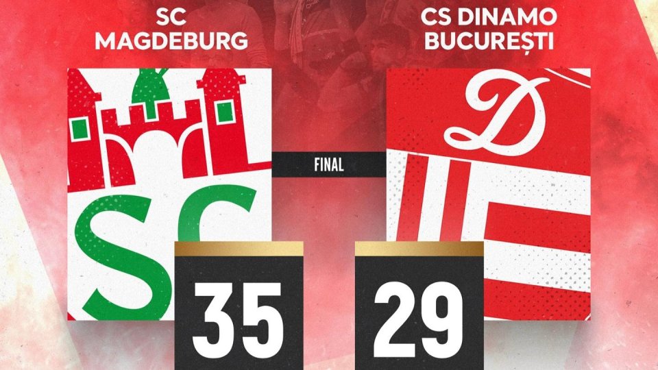 Handbal masculin: Dinamo București a fost eliminată din Liga Campionilor