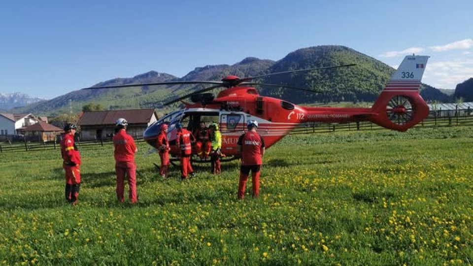 Intervenție a elicopterului pentru extragerea unui turist epuizat