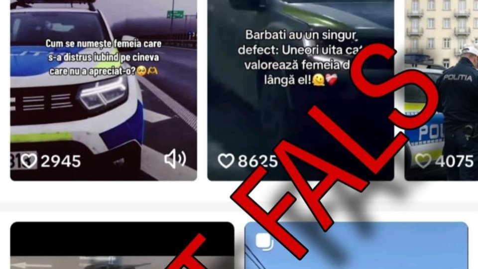 Conturi false de TikTok ale unor polițiști și ale Ministerului Afacerilor Interne