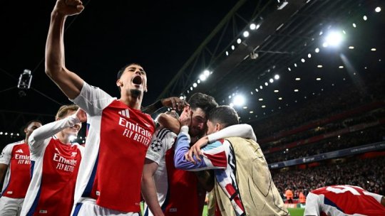 Fotbal: Arsenal, victorie la scor cu Real Madrid, în Liga Campionilor VIDEO