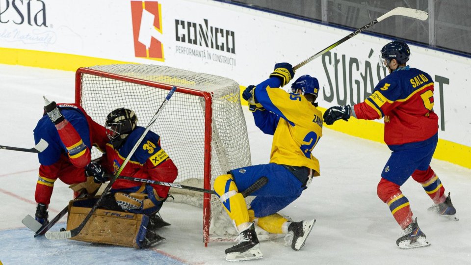 Hochei: Înfrângere pentru tricolori în meciul cu Ucraina