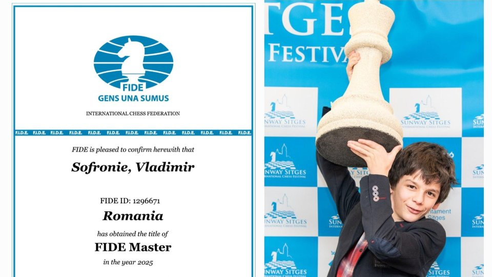 Vladimir Sofronie, maestru FIDE