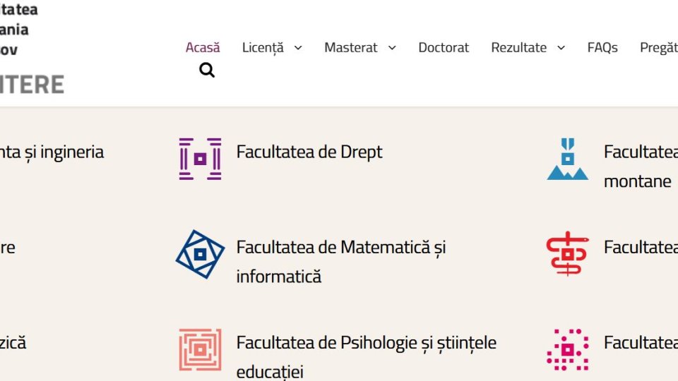 Peste 10.000 de locuri pentru admiterea la Universitatea Transilvania