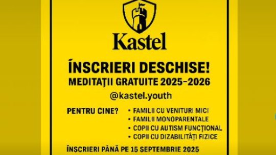 Meditații gratuite pentru elevii de gimnaziu