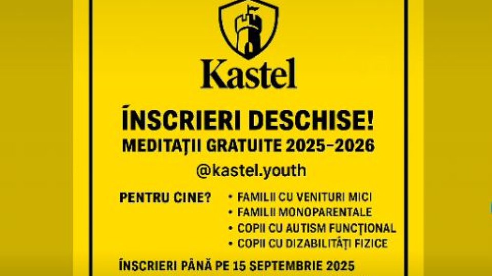 Meditații gratuite pentru elevii de gimnaziu