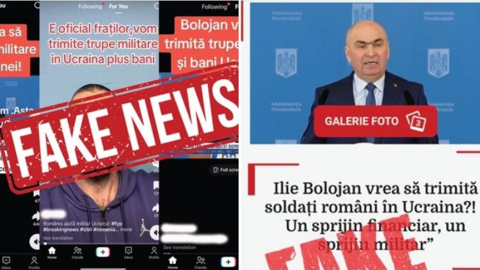 MApN: Dezinformare pe TikTok cu privire la trimiterea de trupe în Ucraina
