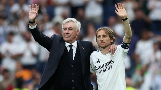 Fotbal: Ultimul meci pe Bernabeu pentru Modric şi Ancelotti