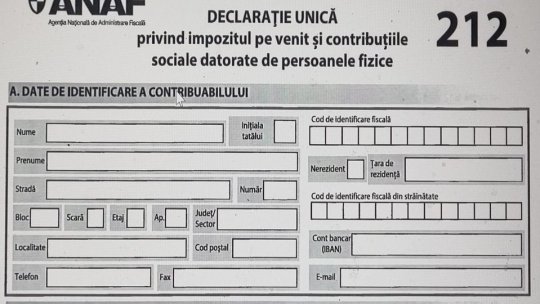 Ultima zi în care poate fi depusă Declarația Unică