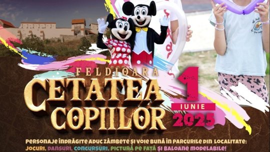 Cetatea Feldioara devine pentru o zi „Cetatea Copiilor” | AUDIO