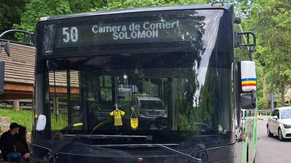 Traseu deviat pentru autobuzele de pe linia 50