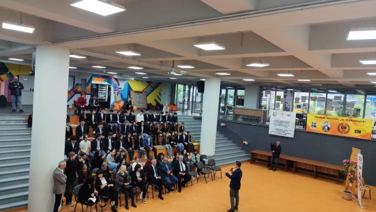 Moment festiv la Colegiul Național „Dr. Ioan Meșotă”