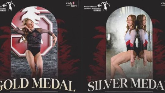 Gimnastică artistică: Ana Bărbosu a câștigat aur la sol și argint la bârnă, la Europenele de la Leipzig