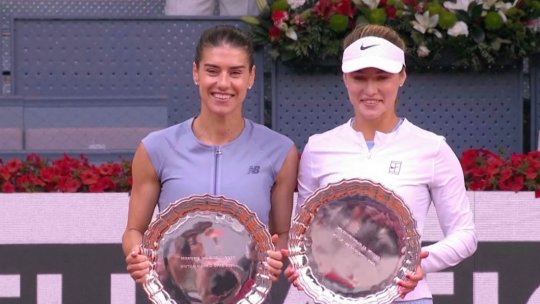 Tenis: Sorana Cîrstea și Anna Kalinskaya sunt noile campioane de la WTA 1000 Madrid