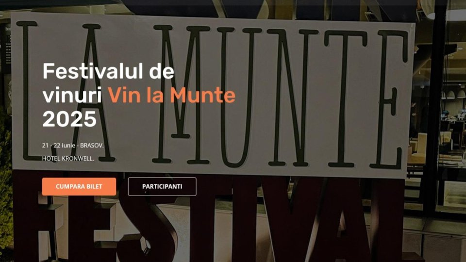 Festivalul „Vin la munte” revine la Brașov