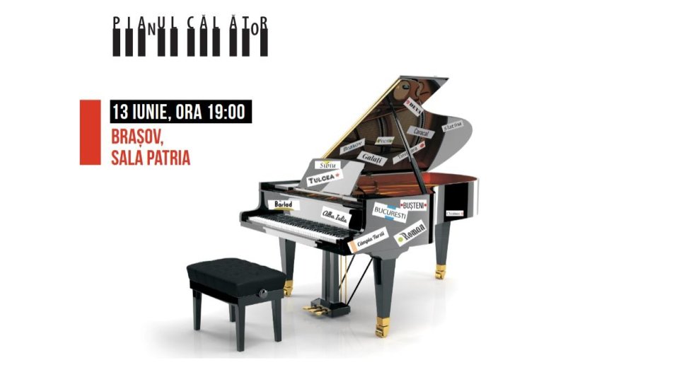 Pianistul Horia Mihail și Turneul Pianul Călător – Passion ajung la Brașov