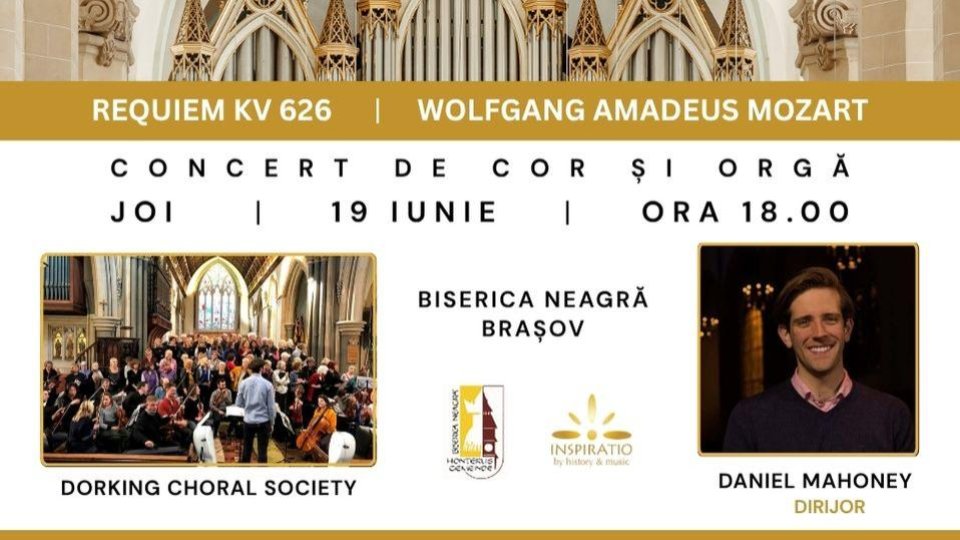 Dorking Choral Society și soliști ai Operei Brașov, la Biserica Neagră