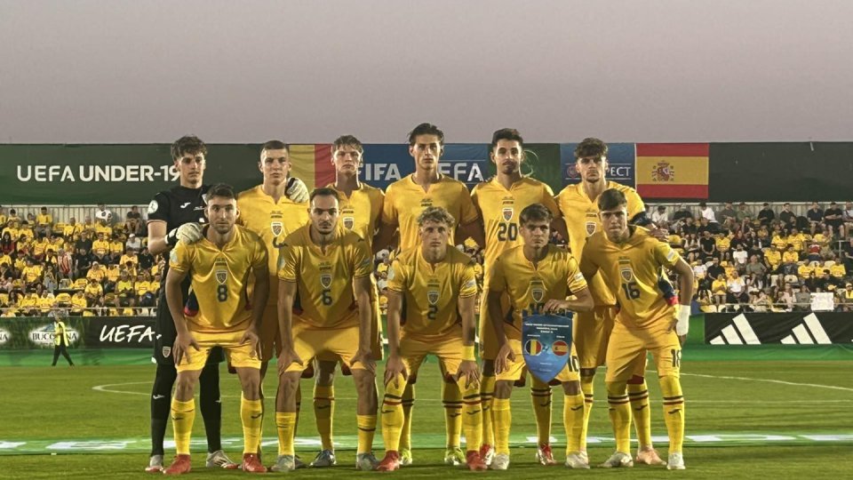 Fotbal. România, învnisă de Spania la Euro U19