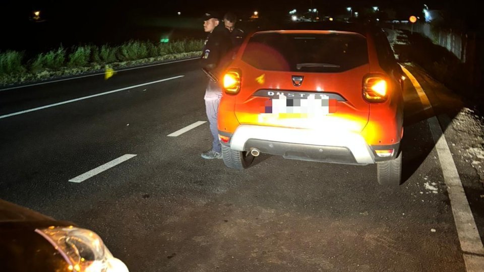 VIDEO Situație de risc în trafic, gestionată de jandarmii brașoveni