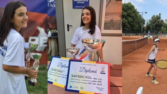 Brașoveanca Roxana Florian, campionă națională la tenis U10
