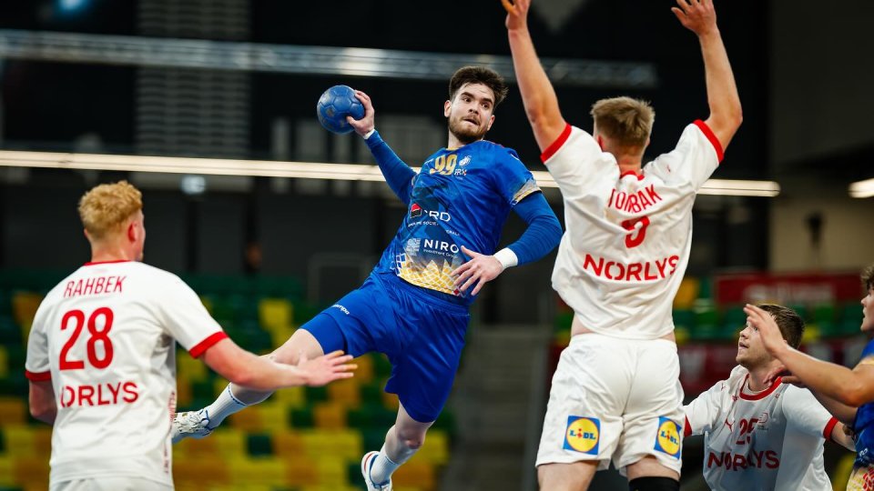 Handbal masculin: România a fost învinsă de Danemarca la Mondialul U21
