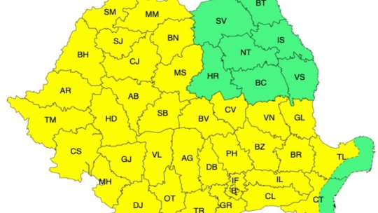 Avertizarea ANM: cod galben de caniculă!