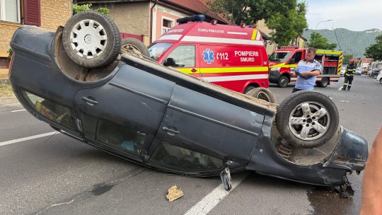 Accident pe strada De Mijloc