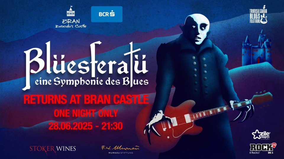 Blüesferatü, la Castelul Bran, pe 28 iunie